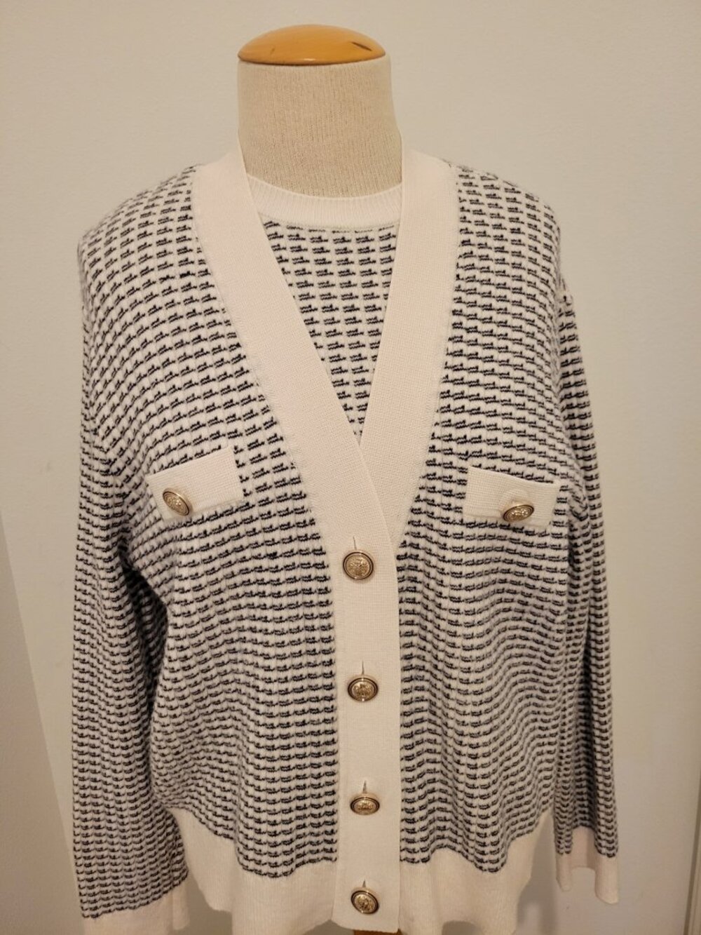 Cardigan Sweater Set-2 matching pieces